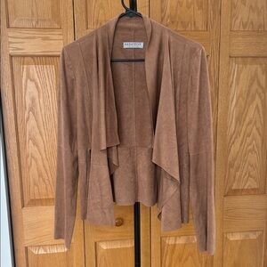 Bagatelle Women's Brown Suede Blazer